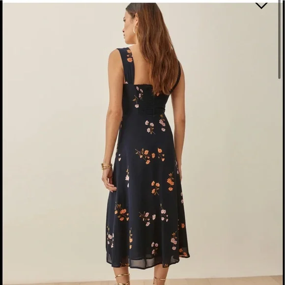 Reformation fulton dress Princess Margaret  AUTHENTIC - Picture 4 of 15